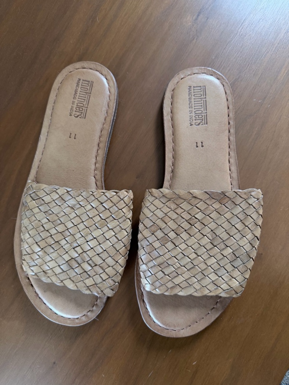 Mohinders Slide Sandals in Honey - Comfortable Casual Slip-Ons